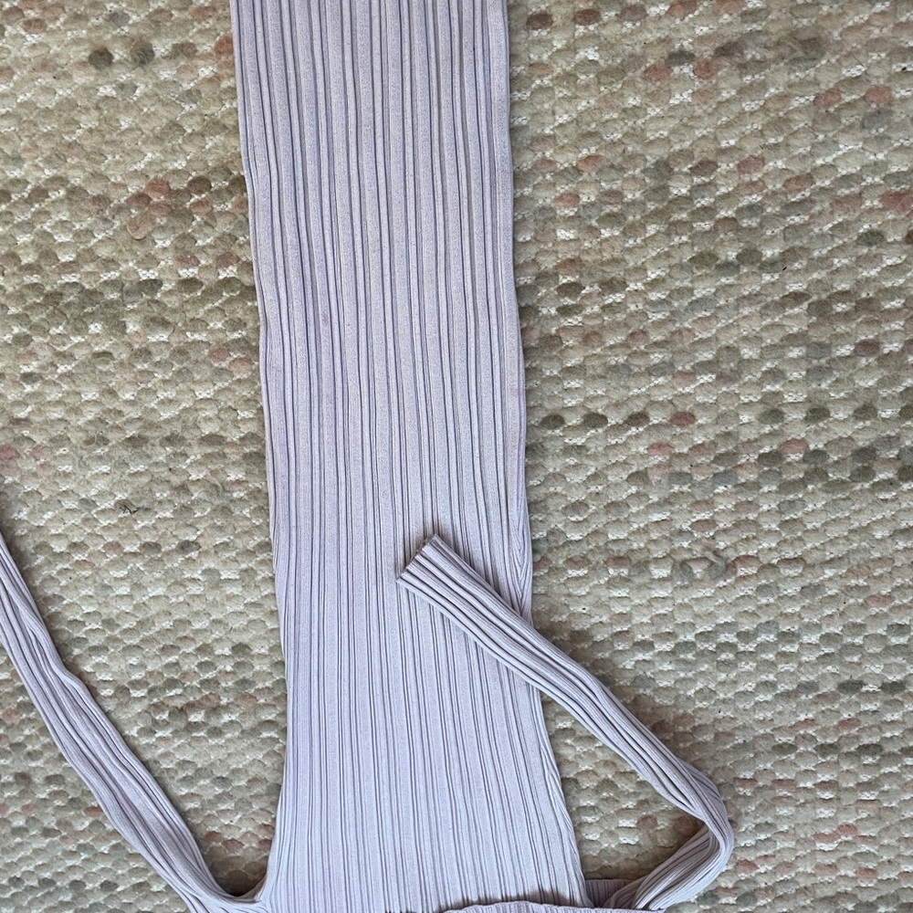 H&M Lavender Ribbed Knit Accessory - Picture 2 of 4